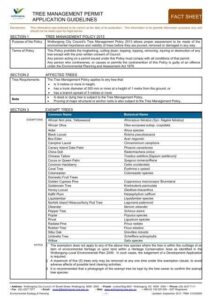 Understanding the Limitations of Tree Council Permits