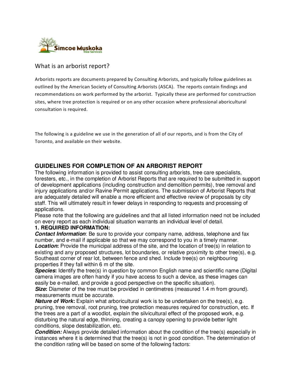 Interpreting Arborist Reports: Key Elements